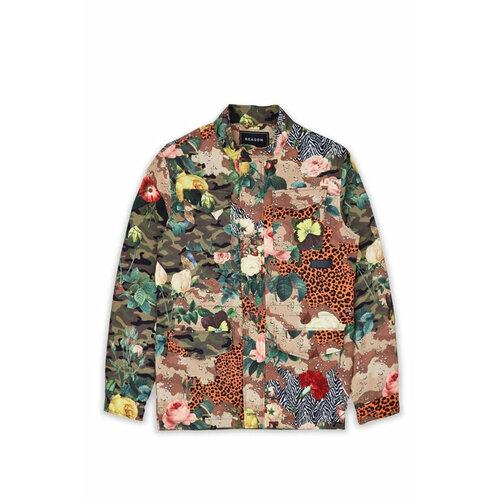  куртка REASON демисезонная, силуэт свободный, капюшон, внутренний карман, ветрозащитная, регулировка ширины, подкладка, карманы, размер XXXL, мультиколор