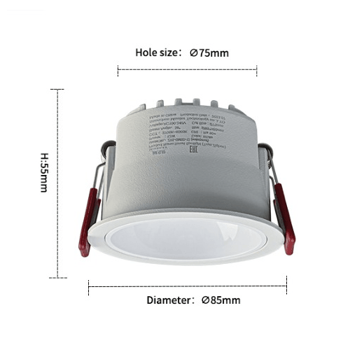 ZXS-GMSD-12 Светильник MSR MISSILER COB antiglare spotlight ZXS-GMSD-W12