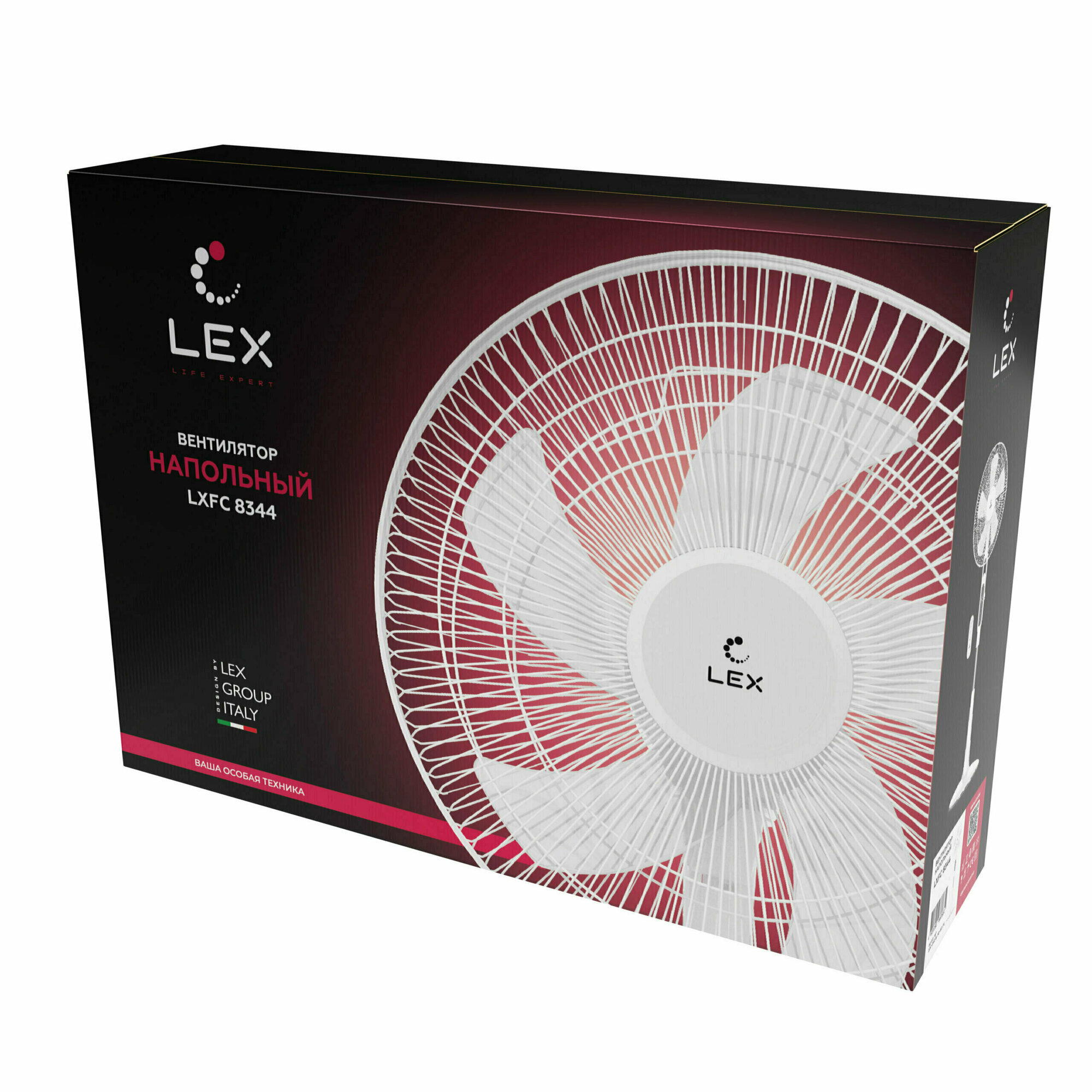 Напольный вентилятор Lex LXFC 8344 белый - фотография № 6