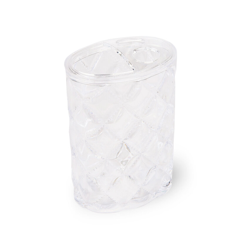 Подставка АкваЛиния пластиковая для зубных щеток Хрусталь PS0115CA TBH