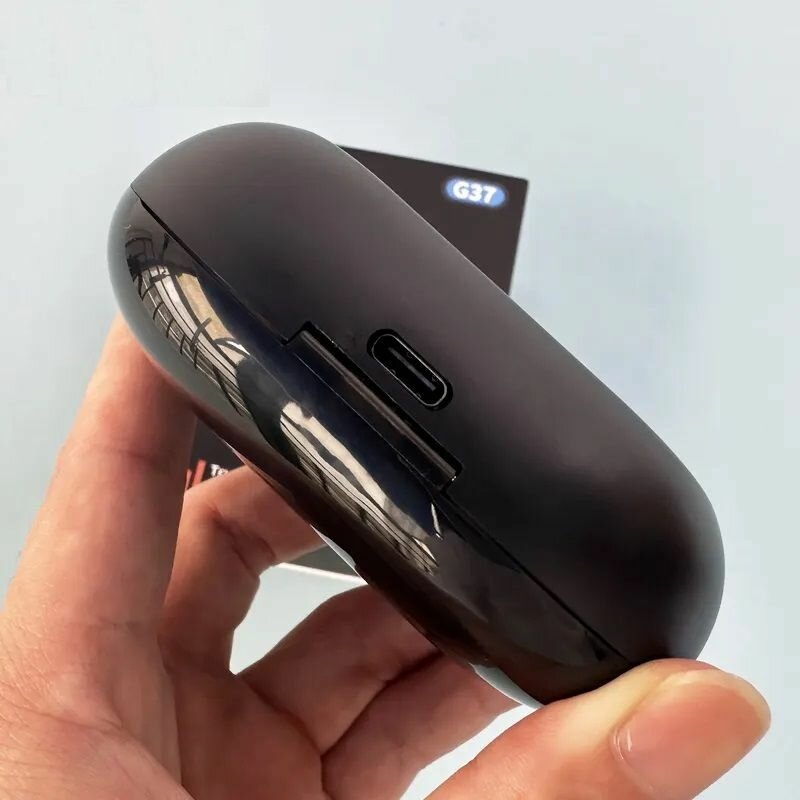 Наушники спортивные беспроводные с заушным креплением G37, Bluetooth-гарниура с сенсорным управлением с защитой от дождя и пота — фото 7