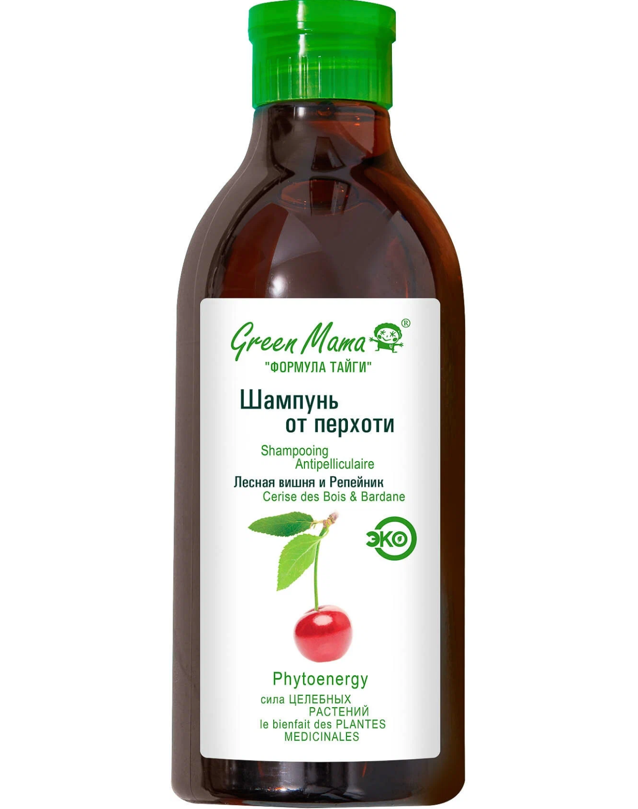 Шампунь Green Mama От перхоти Лесная вишня и Репейник, 400 мл - фото №12