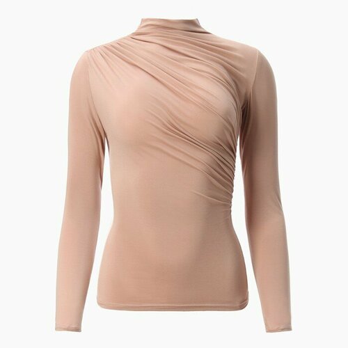 Джемпер MIST, размер 44, бежевый блуза женская с драпировкой mist classic collection р 44 цвет экрю