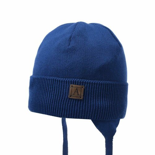 фото Шапка бини андерсен, размер 46-48, синий