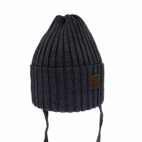 фото Шапка бини андерсен, размер 48-50, серый