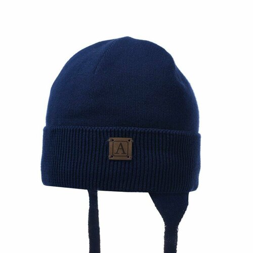 фото Шапка бини андерсен, размер 46-48, синий
