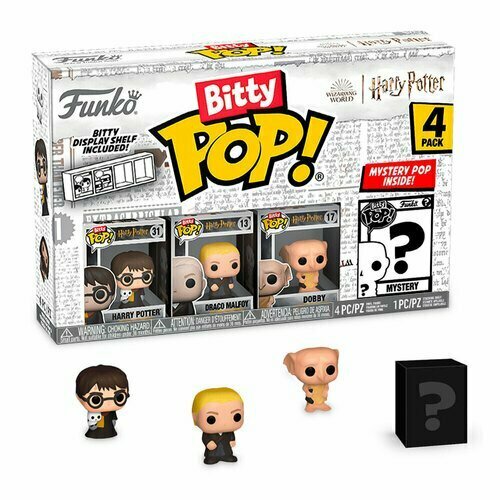 Фигурка Funko Bitty POP! Harry Potter/Гарри Поттер S1 Harry+Draco+Dobby+Mystery (1 of 4) 4PK 71315