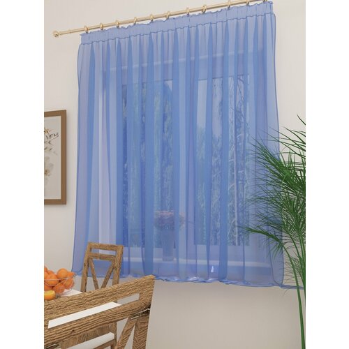 Тюль Веста 280х170 1 шт, в гостиную, для кухни, штора для спальни