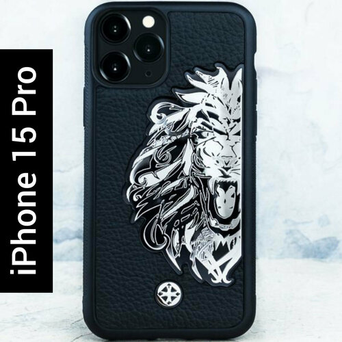 Чехол iPhone 15 Pro / Euphoria HM Premium Noble Lion - Euphoria HM Premium - Лев