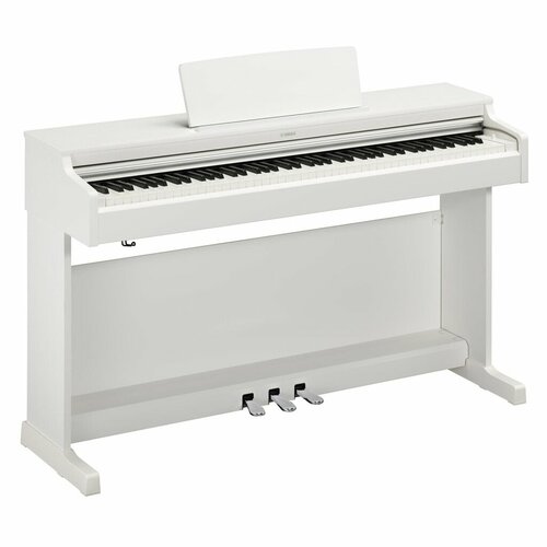 цифровое пианино yamaha p 45 black YDP-165WH Arius Цифровое пианино со стойкой и педалью, белое, Yamaha