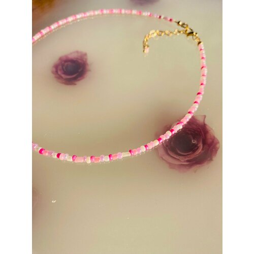 фото Чокер dorettihand, браслет, размер 37 см, розовый цвет dorettihands