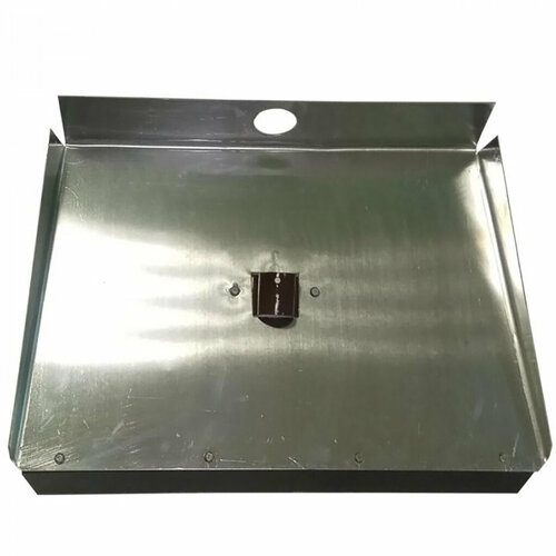 Лопата для снега оцинкованная 500 х 375 с оцинкованной планкой без черенка 628₽