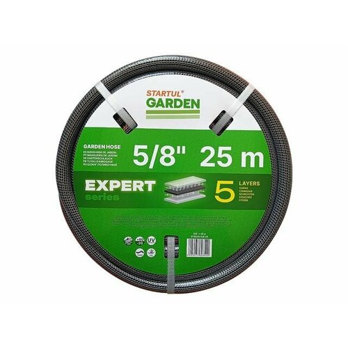 Шланг поливочный 5/8 25м STARTUL GARDEN EXPERT (ST6035-5/8-25) (5 слоев) шланг для полива армированный 1 2 25м startul garden expert 5 слоев st6035 1 2 25