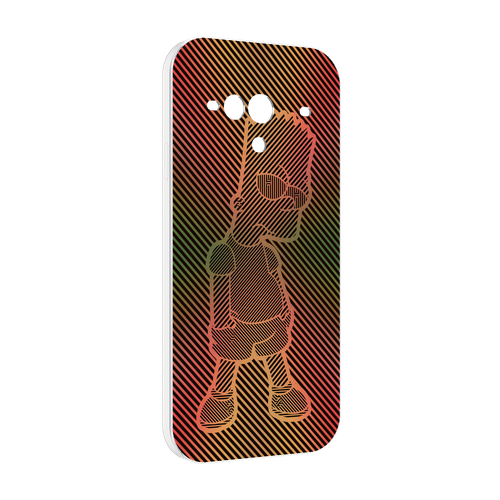 Чехол MyPads Графический-Барт-Симпсон для Doogee V30 задняя-панель-накладка-бампер