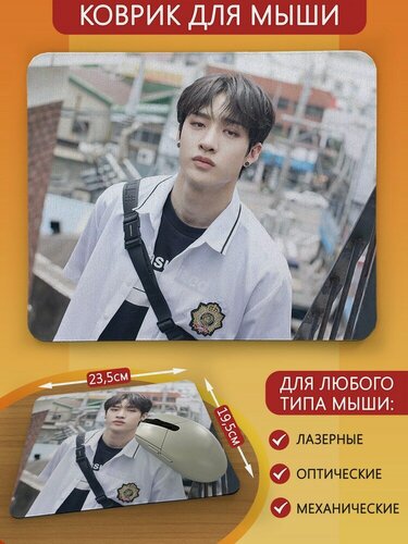 Изображение товара Коврик для мыши с принтом музыка Stray kids (к-поп, k-pop, Бан Чан, Чханбин, Хёнджин, Хан, Феликс, Сынмин, Ай Эн) - 2293
