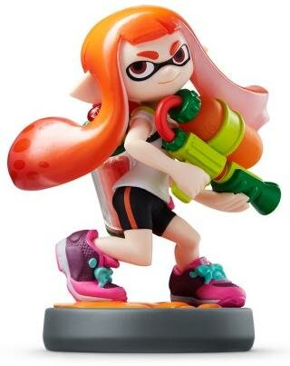 Amiibo: Интерактивная фигурка Инклинг-девочка (Inkling Girl) (Splatoon Collection)