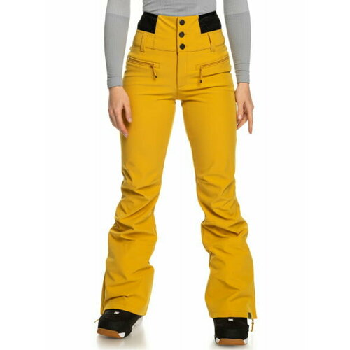 Брюки Roxy, размер M, желтый брюки roxy размер xxl желтый