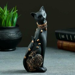 Статуэтка "Кошка" черная, 20х8см Хорошие сувениры 5312201 .