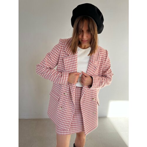 Пиджак To woman store, размер M, мультиколор, экрю