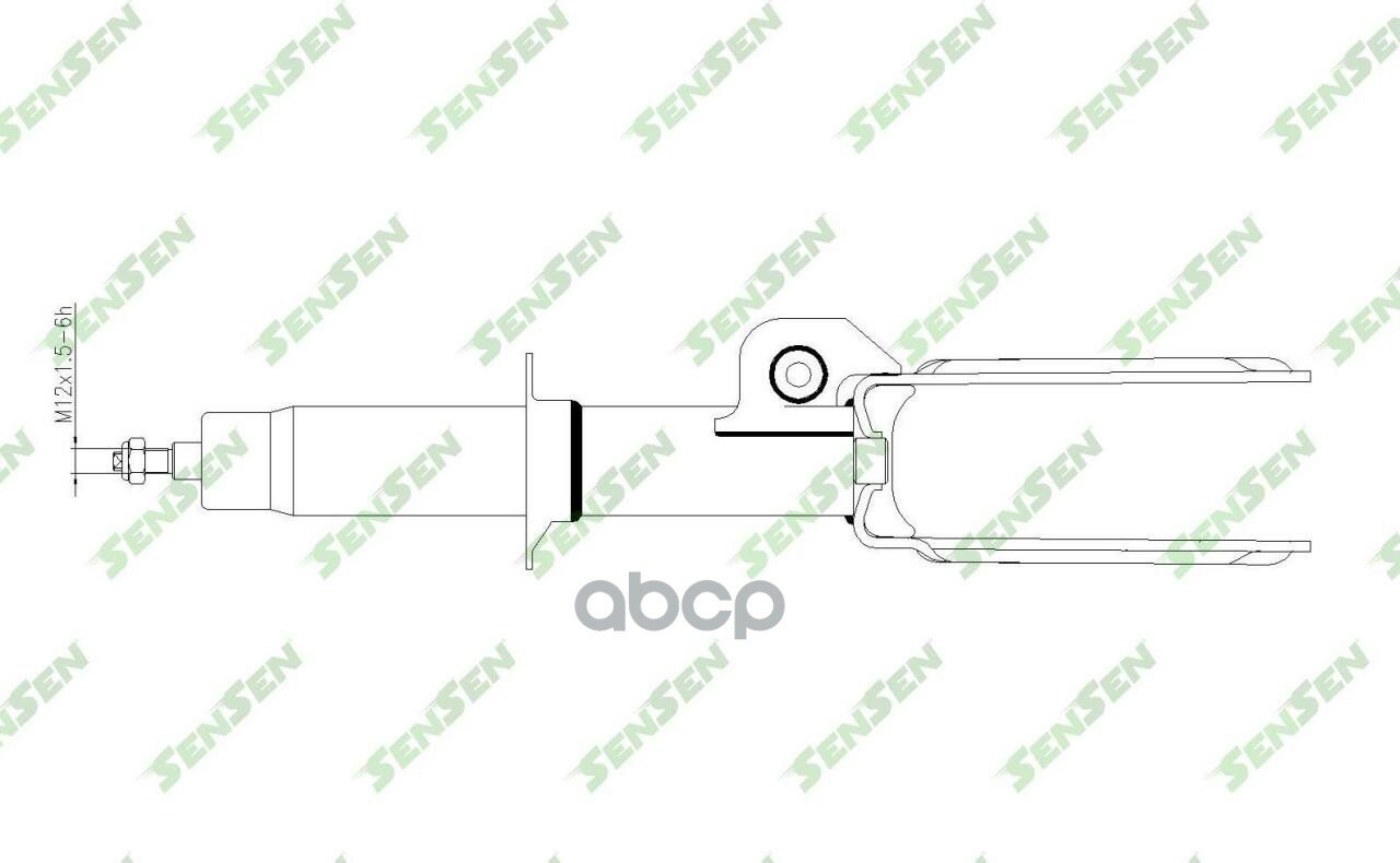 Аморт. Перед. Прав. Газ Audi Q7 (4L) Sensen арт. 42142284