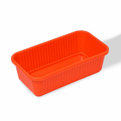 Ящик для рассады, 28.5 × 15.5 × 8.5 см, 2,5 л, оранжевый,