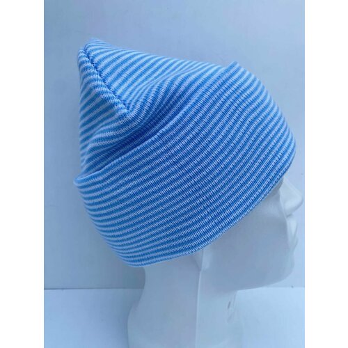 фото Шапка бини zhaki, размер 54-59, голубой
