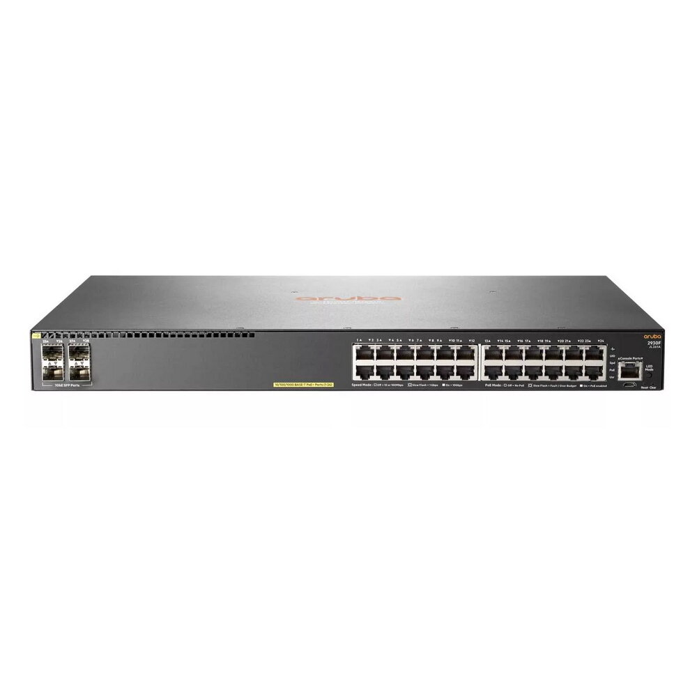 Коммутатор HPE Aruba 2930F 24G PoE+ 4SFP (JL261A#ABB) - фото №2