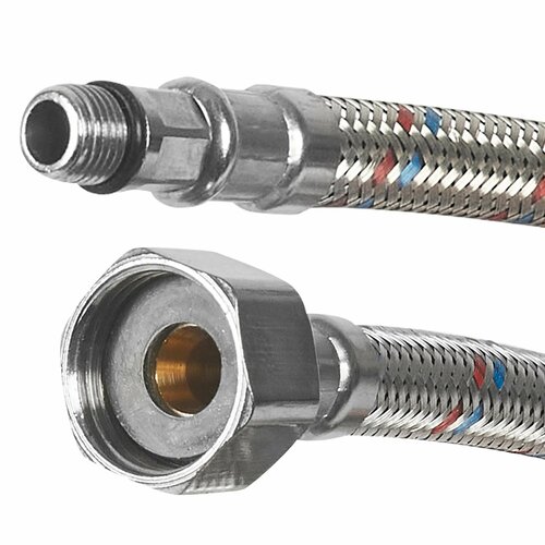 Гибкая подводка для воды Aquabeam 1/2 М10х18 30 см наружная-внутренняя резьба