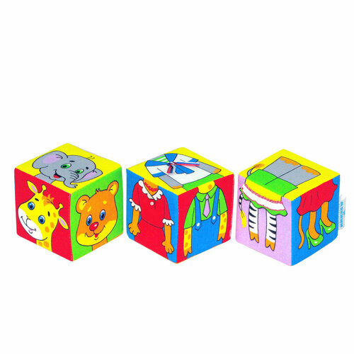 Кубики Чей домик? (Мякиши) игрушка кубики мякиши мама и малыш