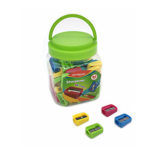 Точилка KEYROAD KR971748 2см, без накопителя, 1 отверстие, в банке, (96/96/1152)