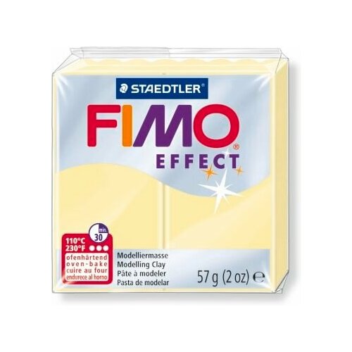 Полимерная глина FIMO Effect 105, пастель ванильная, 57г