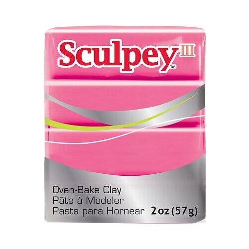Полимерная глина Sculpey III (розовый леденец) 57г S302 1142