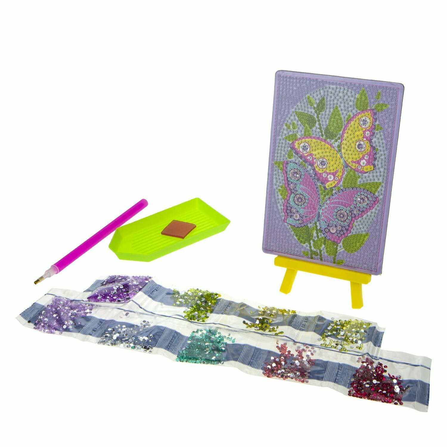 фото Алмазная мозаика 1TOY ART Набор "Бабочки" в коробке