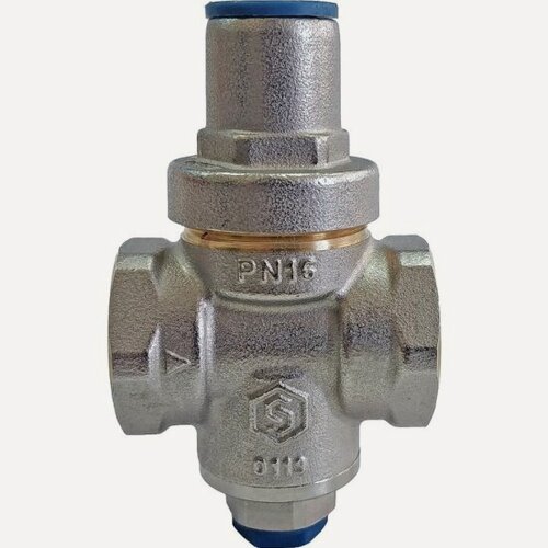 Изображение товара Редуктор давления Stout 1/2" с давлением на выходе 1…4 бар с подсоединением для манометра 1/4" поршневой