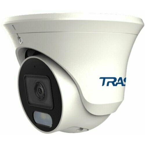 Видеокамера IP TRASSIR TR-D8181IR3 v3 2.8 уличная купольная 8Мп с ИК-подсветкой видеокамера ip trassir tr d3183zir3 v3 2 7 13 5 уличная купольная 8мп с ик подсветкой