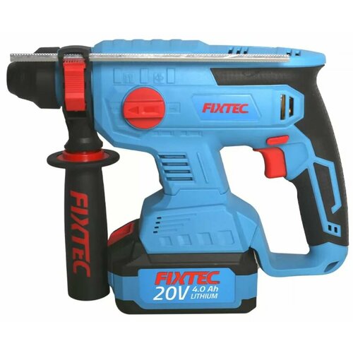Перфоратор аккумуляторный Fixtec FCRH22LFX-4 20В, 4А/ч, Li-ion, безщеточный,2 аккумулятора