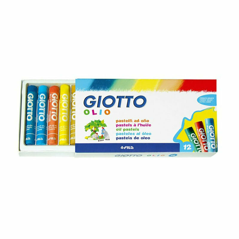 Набор пастели масляной Giotto Olio, 0.1 см, 12 цветов, картонная коробка 12 цветов