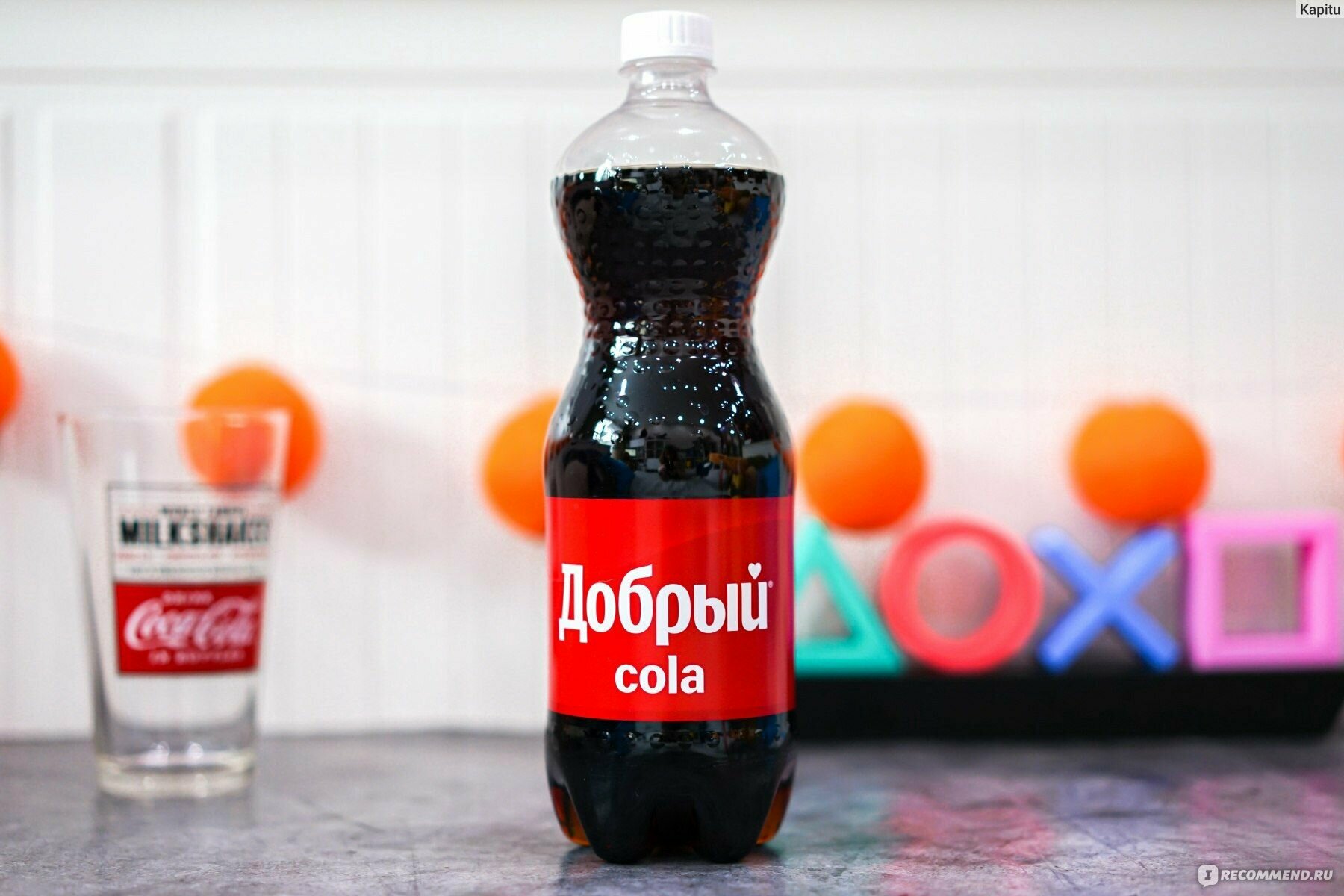 Газированный напиток Добрый Cola (Кока-Кола) 1л х 12шт - фотография № 7