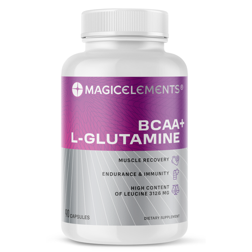 BCAA + L-Glutamine Magic Elements БЦАА + Глютамин 90 капсул