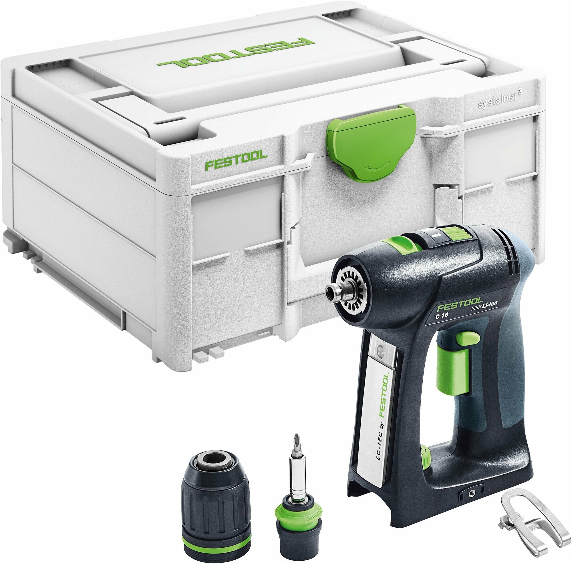 Аккумуляторная дрель-шуруповёрт Festool C 18-Basic