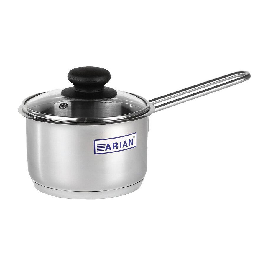 Ковш 2л/d16см со стекл/крышкой — фото 1