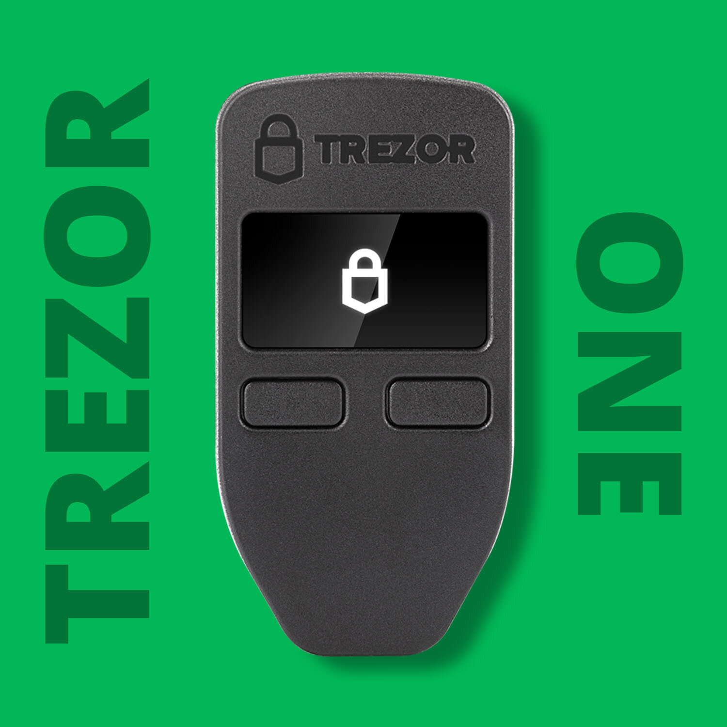Аппаратный криптокошелек Trezor One Black - холодный кошелек для криптовалют от BIP39 — фото 1