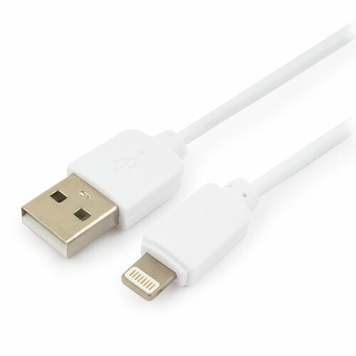 Кабель USB A --> Lightning 8pin (m) 1.8м для Apple Гарнизон, белый