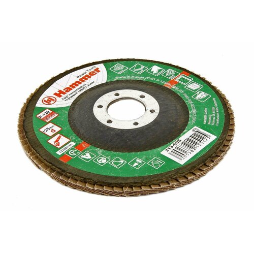 Hammer Круг лепестковый КЛТ 125х22 мм P100 Hammer Flex 213-004 29434 148₽