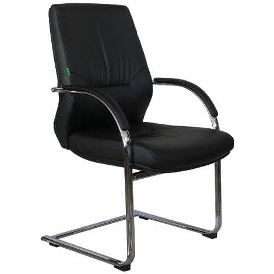 Кресло офисное Riva Chair RCH С1815 Чёрный (А8) натуральная кожа