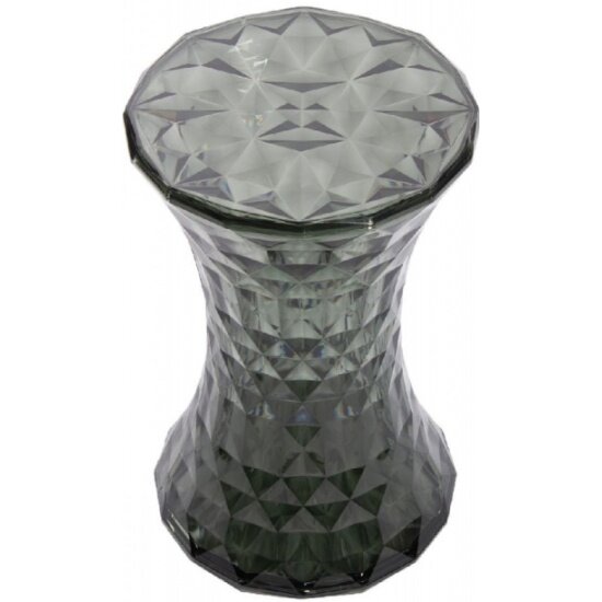 Стул пуф обеденный Bradex Home Stone прозрачный серый  FR 0055 