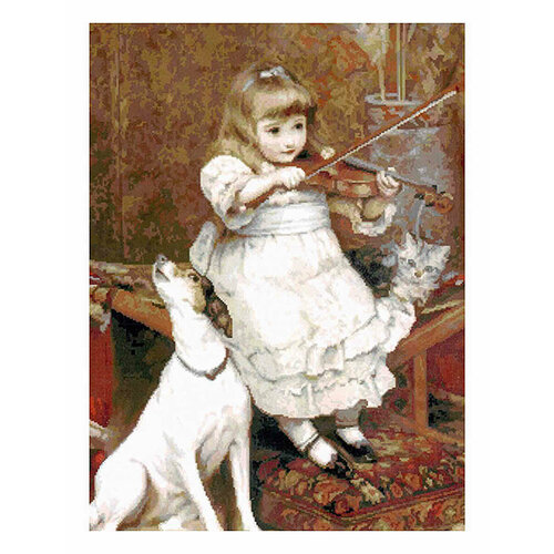 Набор для вышивания гобелен гобелен классик Порванная струна, 26,4*35см