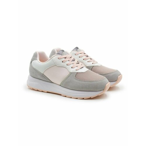 фото Кроссовки scholl, полнота f, размер 40 eu, серый, розовый