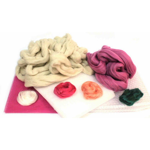 Набор шерсти для валяния Валеночки для девочки