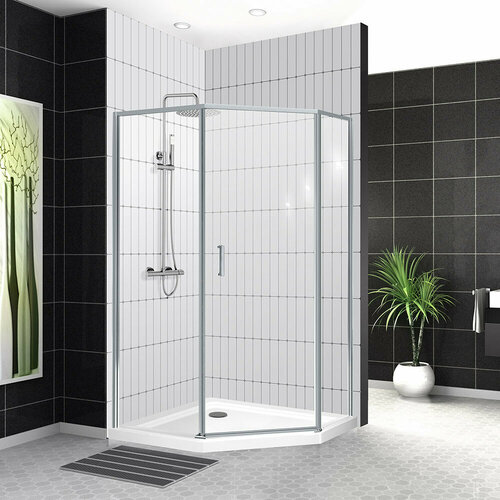 Уголок душевой BelBagno Uno-195 1000x800x1950 UNO-195-PH-1-100/80-C-Cr